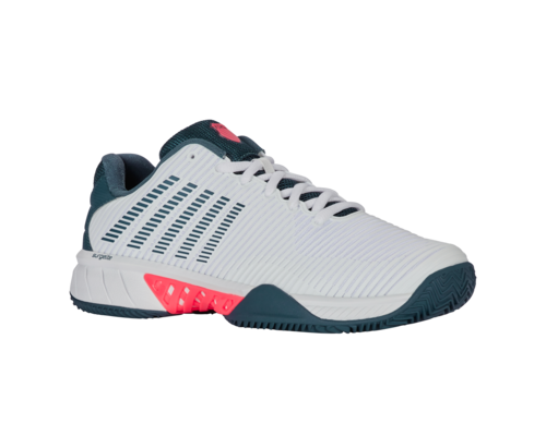 K-Swiss Hypercourt Express 2 Clay (Blanc/Stargazer/Neon Blaze)