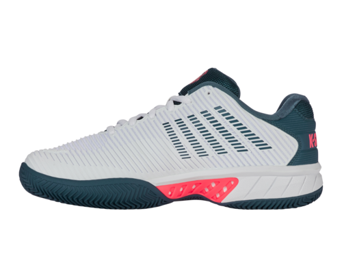 K-Swiss Hypercourt Express 2 Clay (Blanc/Stargazer/Neon Blaze)