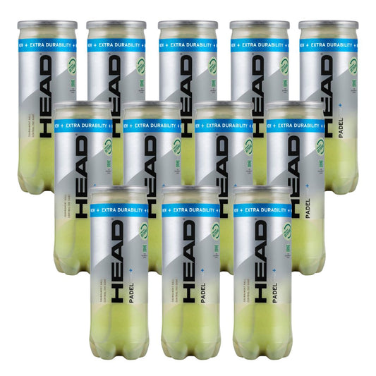 Lot de 12 tubes Head Padel Pro+