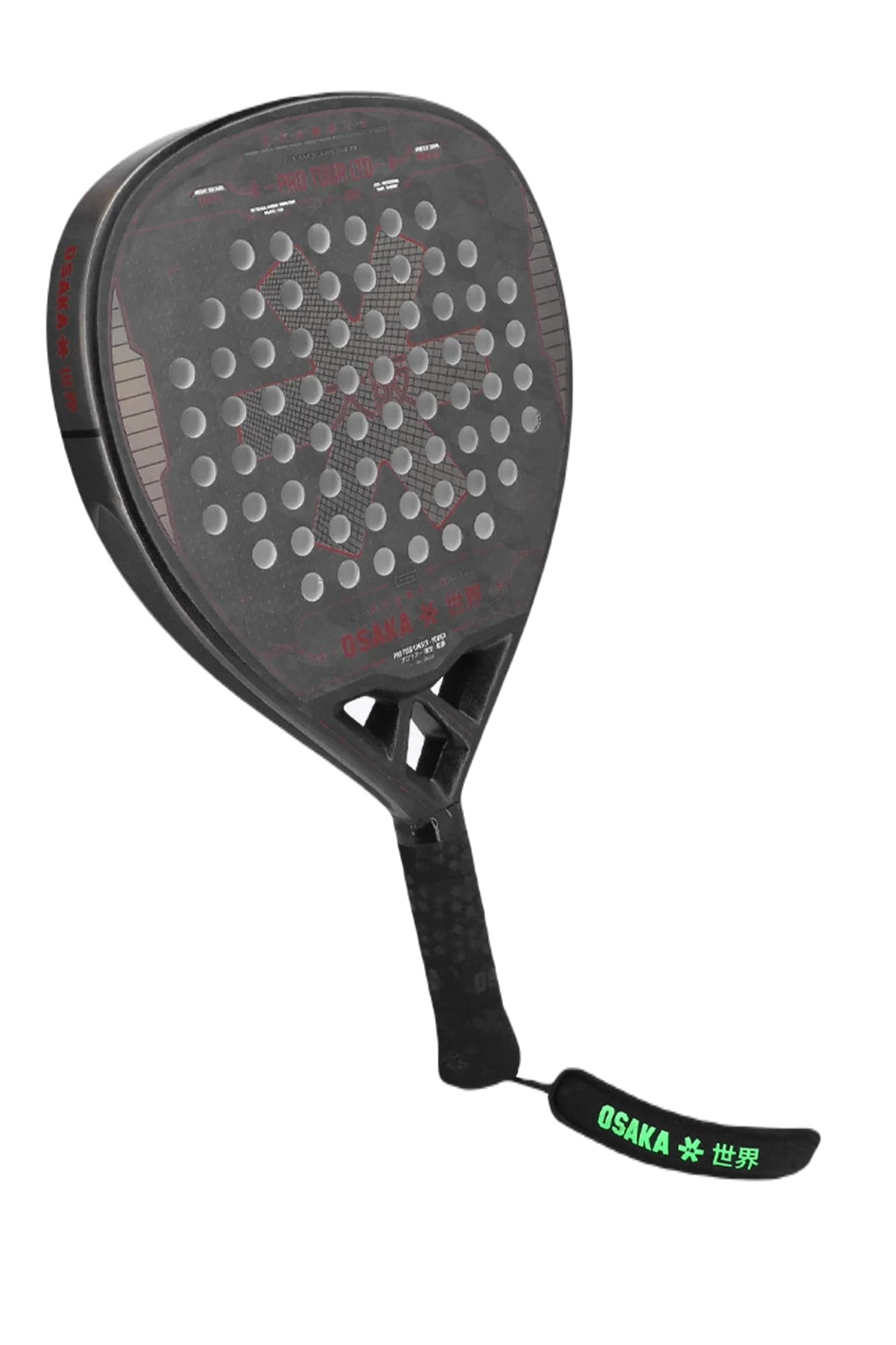 Raquette de padel Osaka Pro Tour LTD Power 2023 (Noir/Rouge)