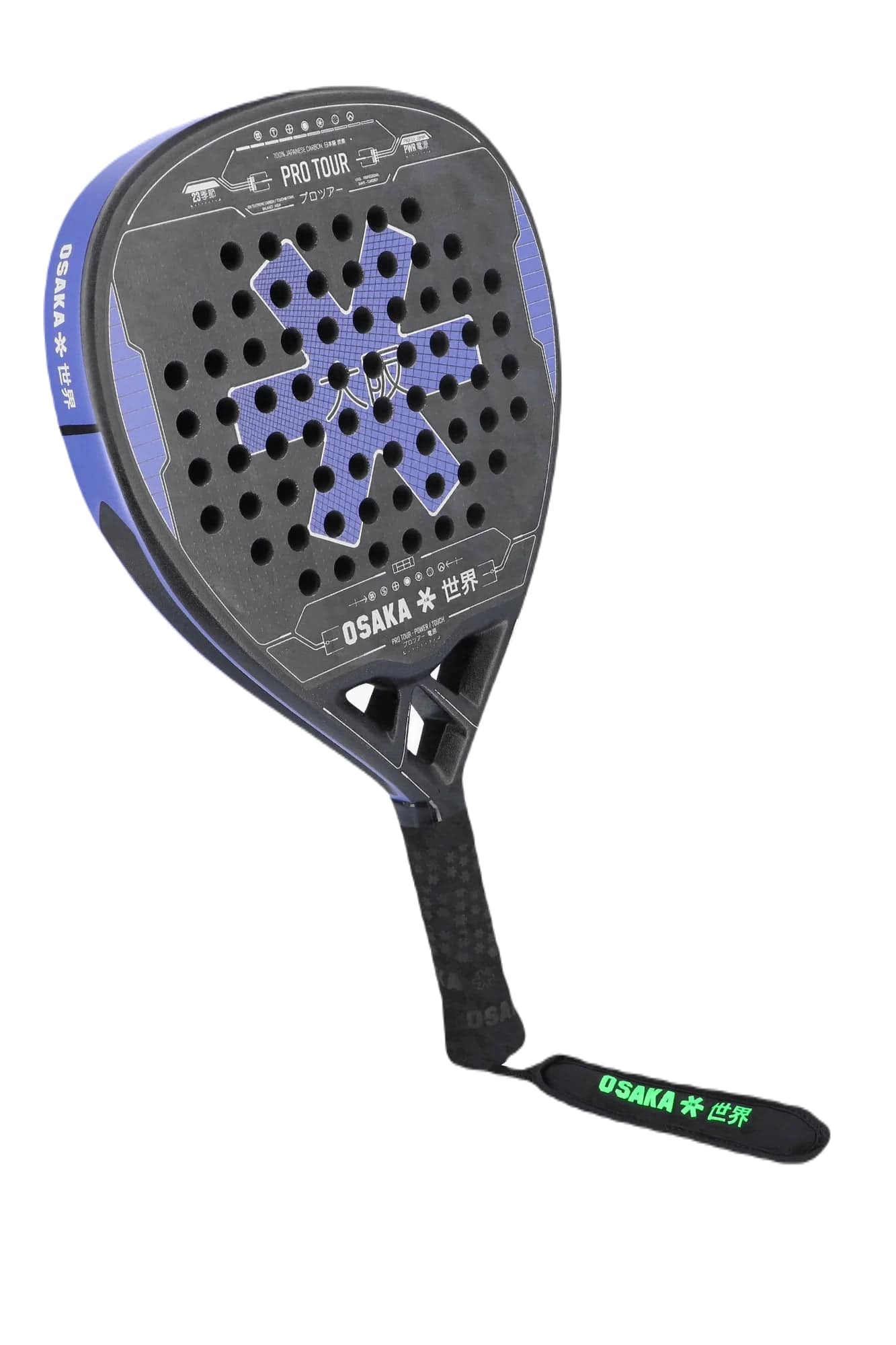 Raquette de padel Osaka Pro Tour Power Touch 2023 (Violet/Sable)