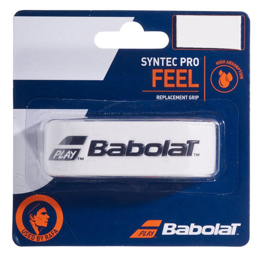 Grip Babolat Syntec Pro (1 pièce, Blanc) padellife