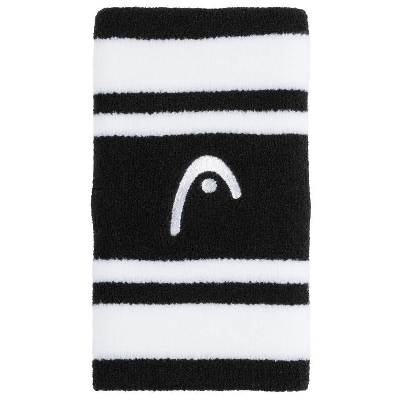 Poignet éponge rayé 5" Head (Noir/Blanc)