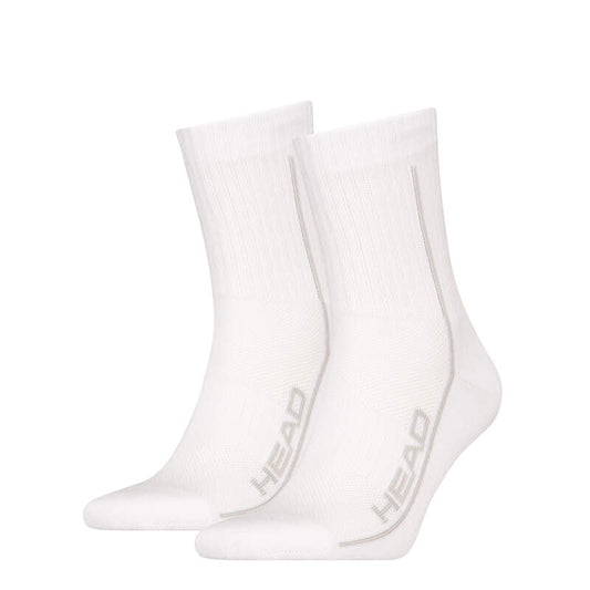 Chaussettes de Tennis Head Performance Short Crew (Lot de 2, Blanc)