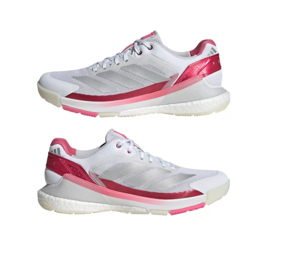 Chaussures Adidas Crazyquick (Cloud White/Silver Metallic/Lucid Pink)
