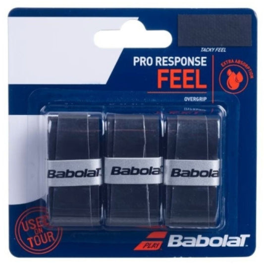 Overgrip Babolat Pro Response (Noir, lot de 3) padellife