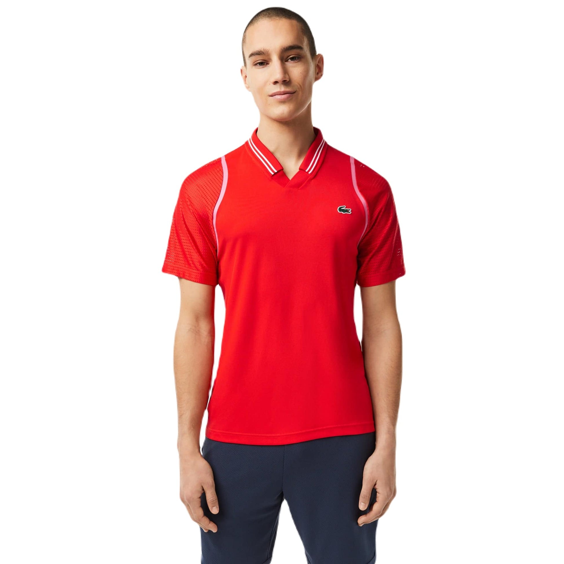 Polo Lacoste (Corrida/Blanc) - Padellife.fr