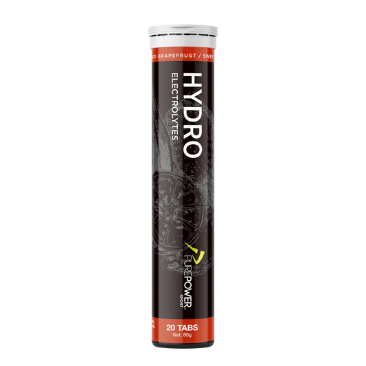 PurePower HydroTabs Électrolytes – Saveur Pamplemousse Sucré (1 tube de 20 comprimés)