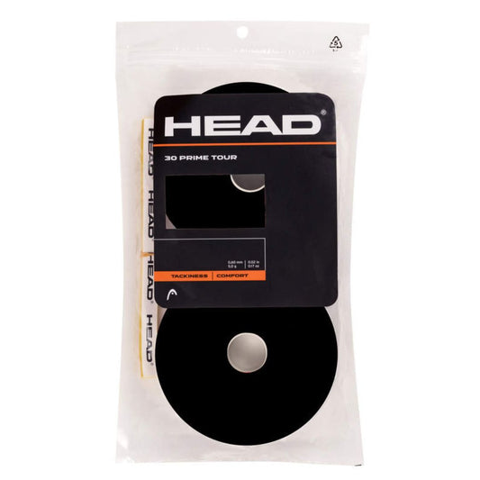 Overgrip Head Prime Tour (lot de 30, noir) padellife