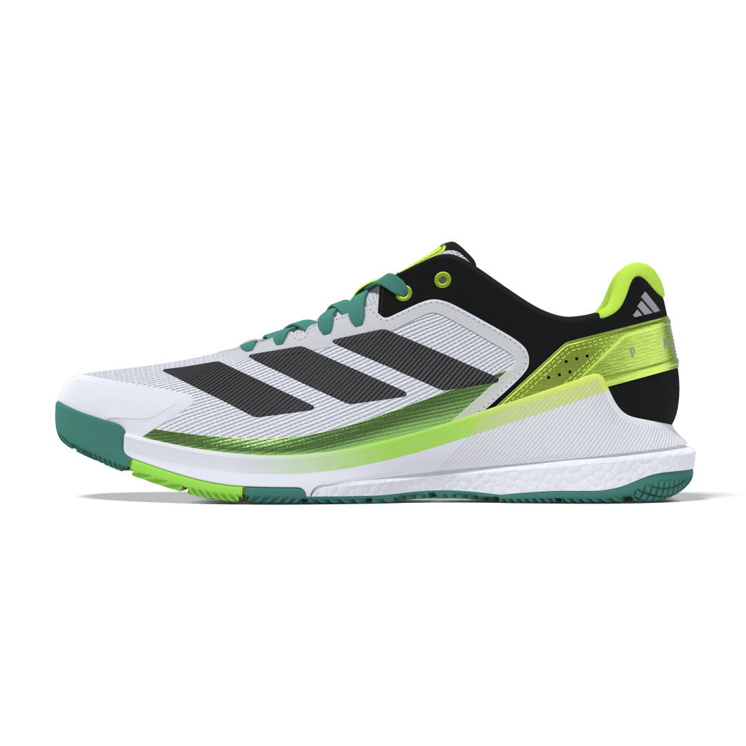 Chaussures de padel Adidas Crazyquick Boost (Cloud White/Core Black/Lime Burst)