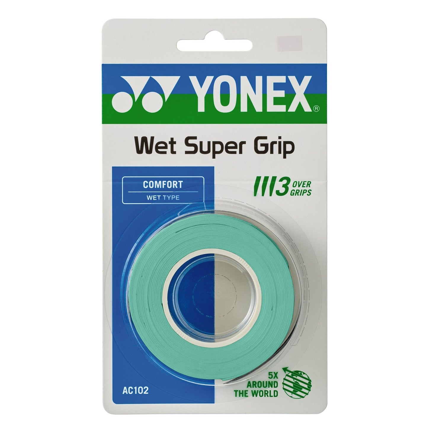 Surgrip Yonex Wet Super Grap (lot de 3, vert)