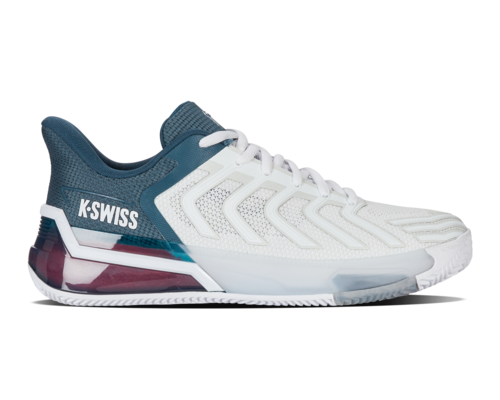 K-Swiss Ultrashot 4 Clay (White/Stargazer/Neon Blaze)