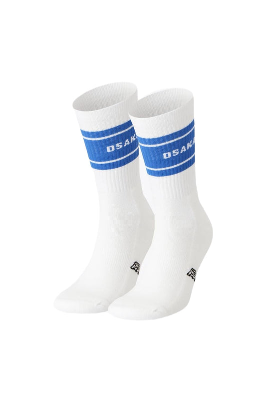 Lot de 2 paires de chaussettes Osaka (Blanc/Bleu) - Padellife.fr