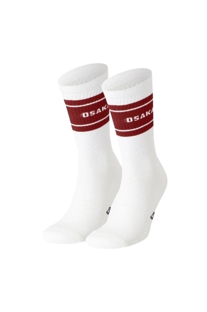 Lot de 2 paires de chaussettes Osaka (Blanc/Marron) - Padellife.fr