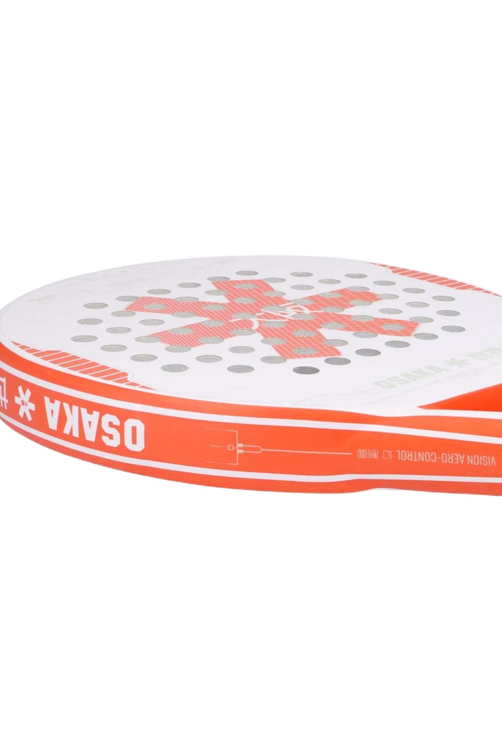 Raquette de padel Osaka Vision Aero Control 2023 (Blanc/Pêche)