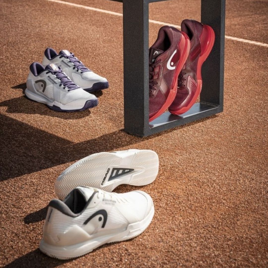 Chaussures de padel Head Sprint Pro 4.0 Clay Men (Chalk White/Dark Grey)