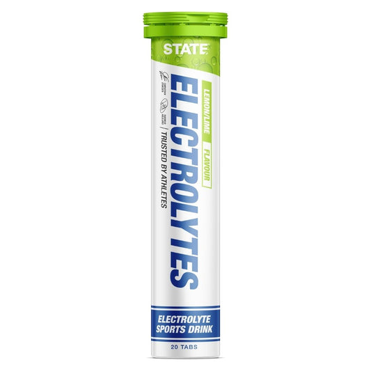 State Elektrolytter Lemon/Lime smag (1 rør med 20 tabletter)