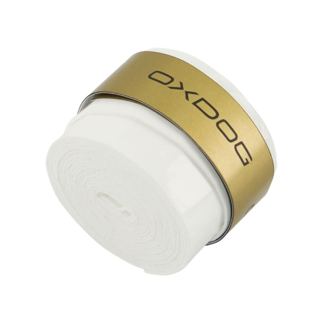 Oxdog Gold Sticky Overgrips 60 pack White