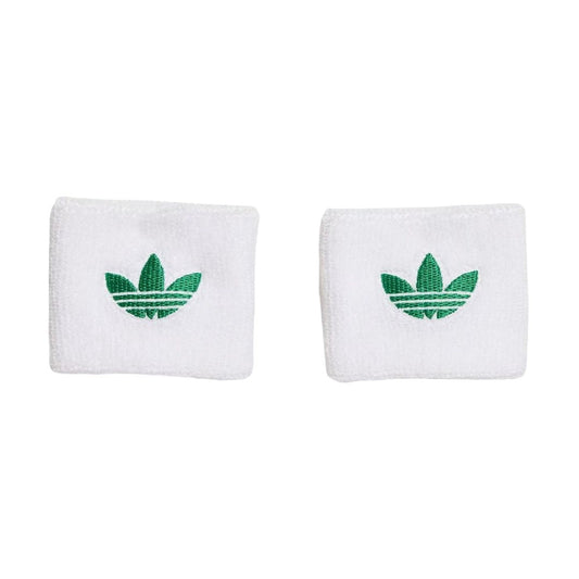 Poignets Adidas Originals Small lot de 2 Blanc Vert