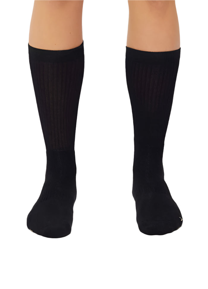 Chaussettes de padel Cuera Bandeja (Lot de 2, Noir/Sable)