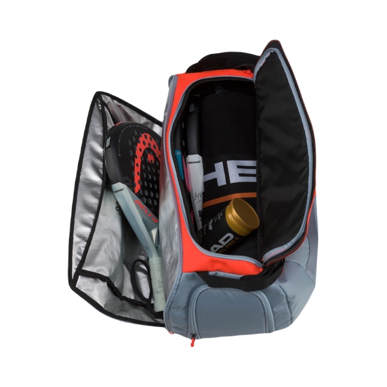 Sac de Padel Head Delta Sport (Gris/Orange) - Padellife.fr