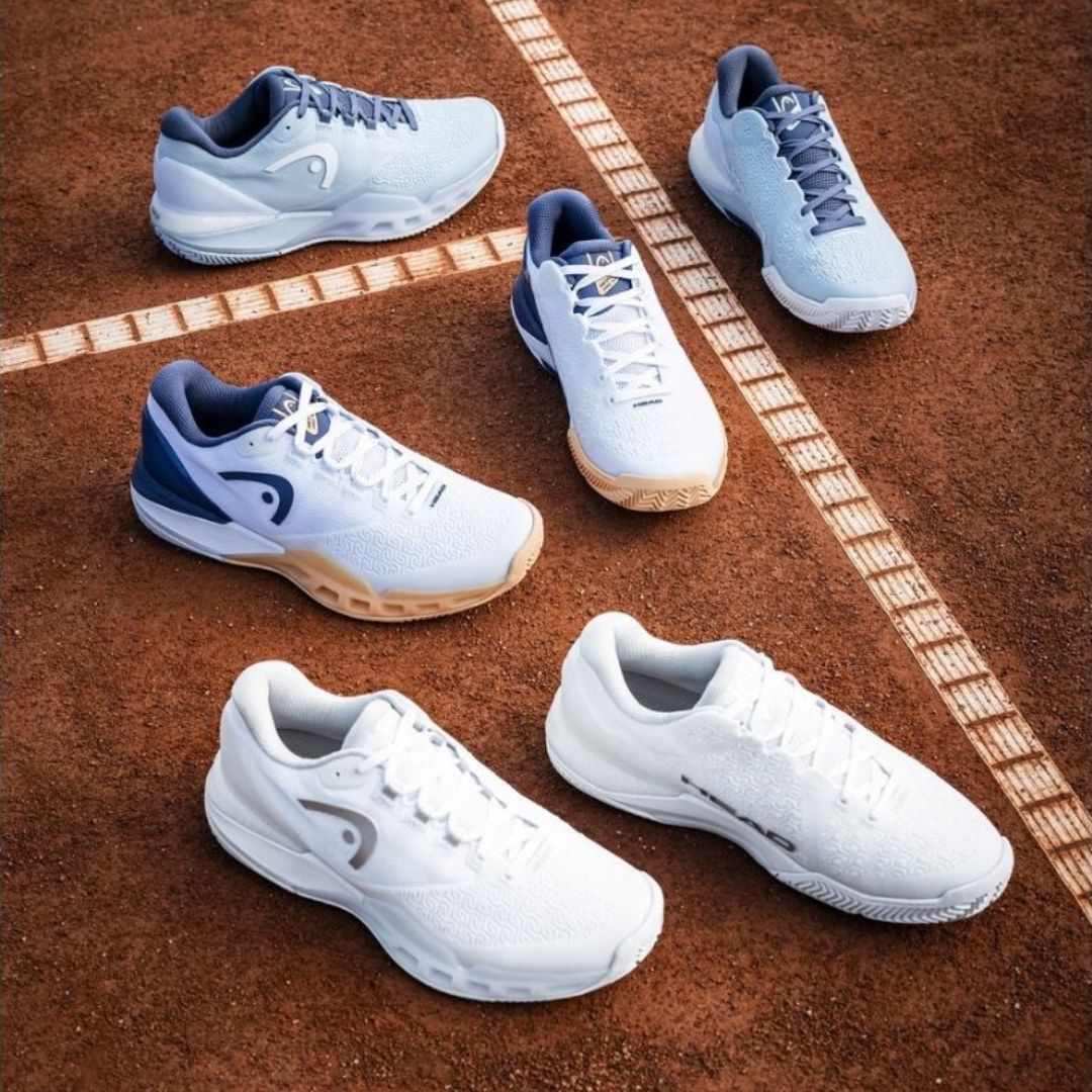 Chaussures de padel Head Revolt Pro 5.0 Clay Women (White/Apricot)