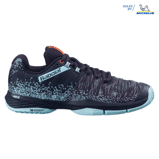 Chaussures de Padel Babolat Sensa Femme (Noir/Turquoise)