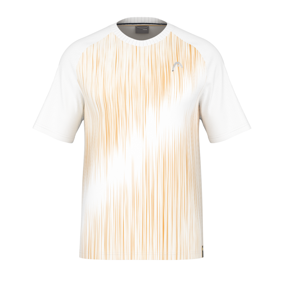 T-shirt pour hommes Head Performance (Imprimé/Blanc)