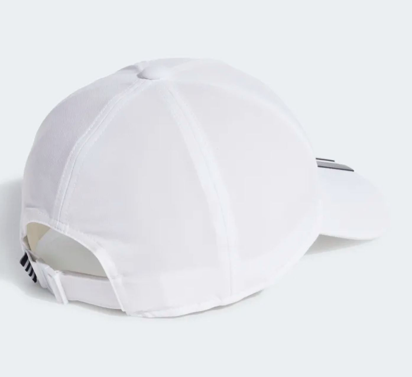 Casquette de baseball Adidas à 3 rayures (Blanc)