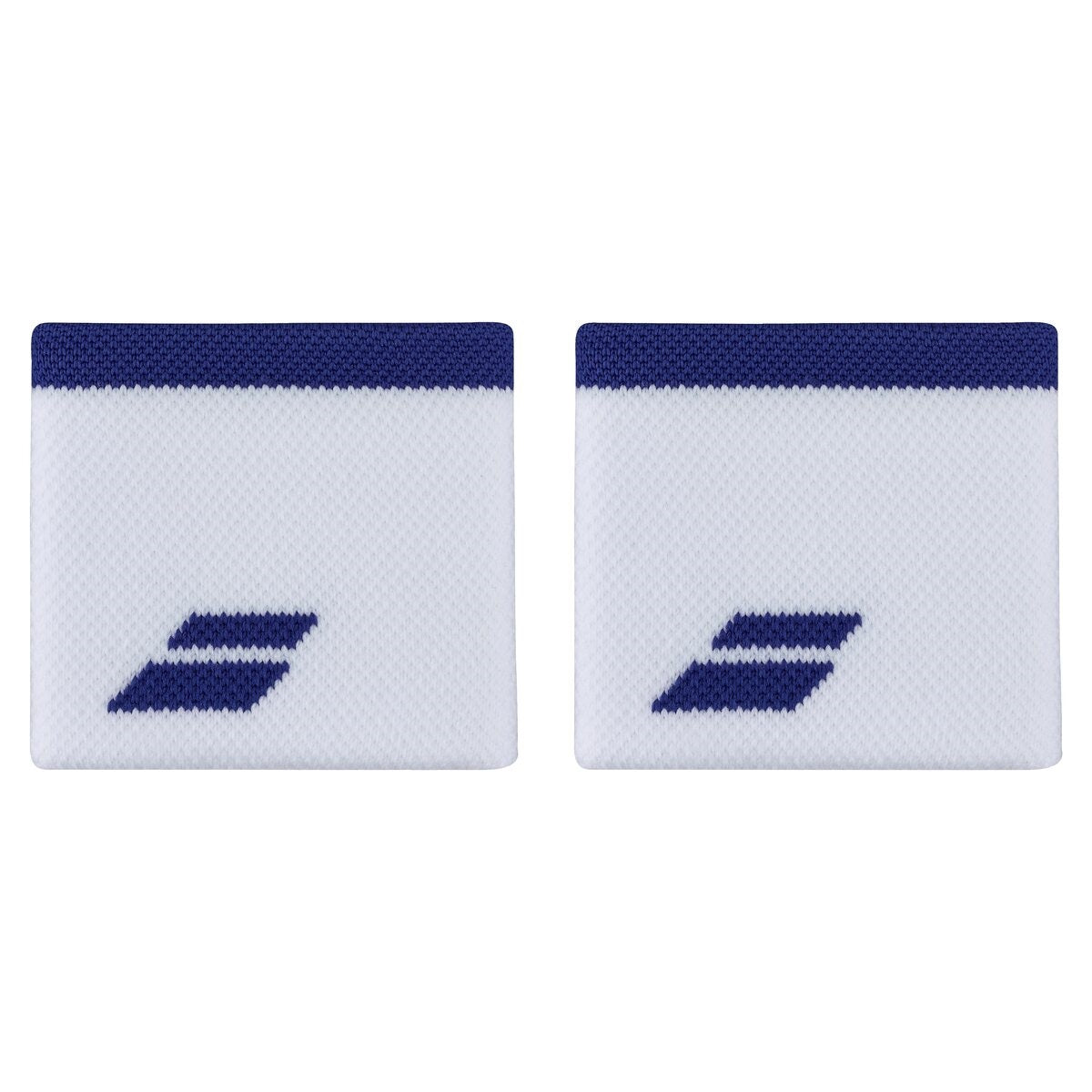 Poignets avec logo Babolat (lot de 2, blanc/bleu sodalite)