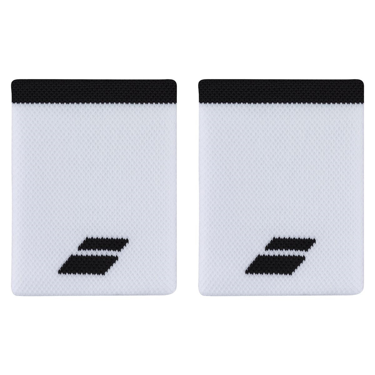 Poignets Babolat Logo Jumbo (lot de 2, blanc/noir)