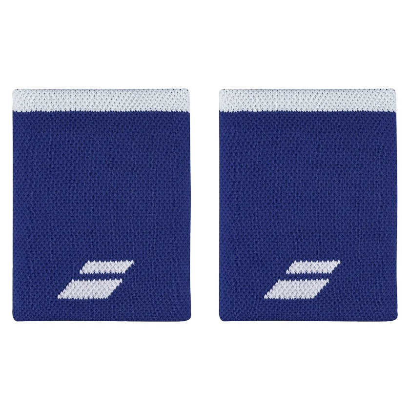 Poignets Babolat Logo Jumbo (Lot de 2, Bleu Sodalite)