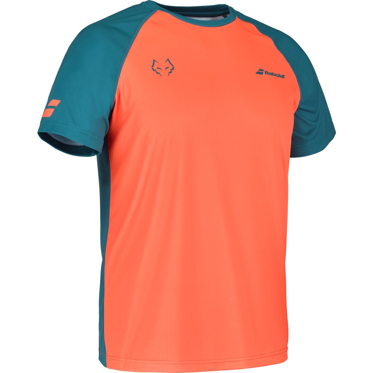 T-shirt à col ras du cou Juan Lebron Babolat (Orange/Bleu foncé)