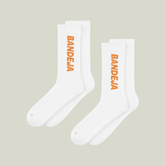 Chaussettes Cuera Padel Crew (Lot de 2, blanc)