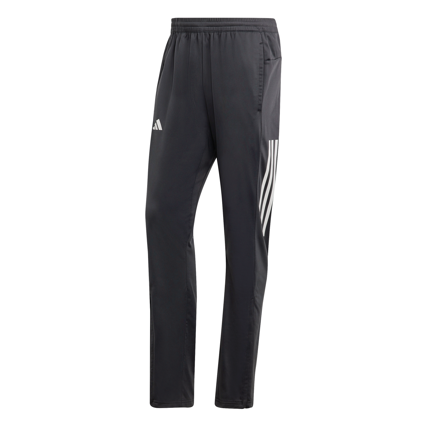 Pantalon tricoté à 3 bandes Adidas (Noir)