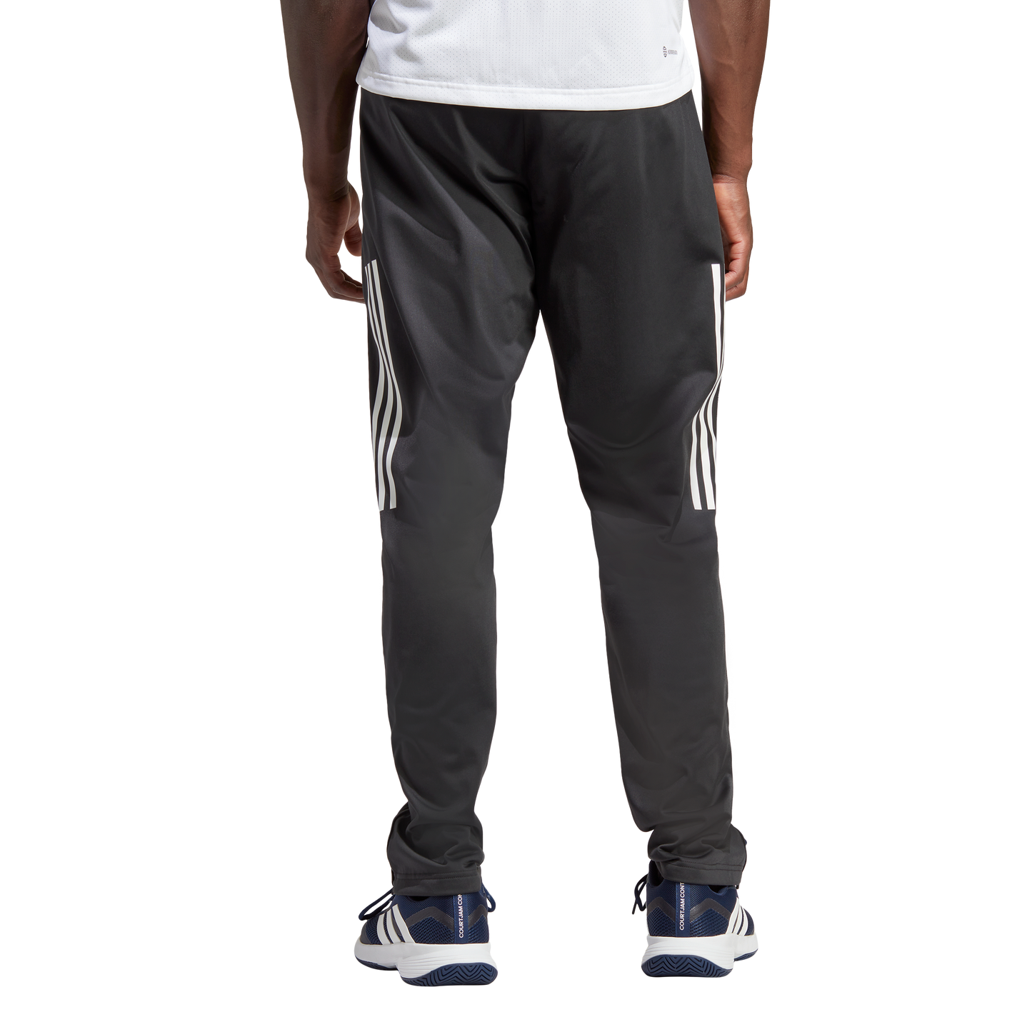 Pantalon tricoté à 3 bandes Adidas (Noir)