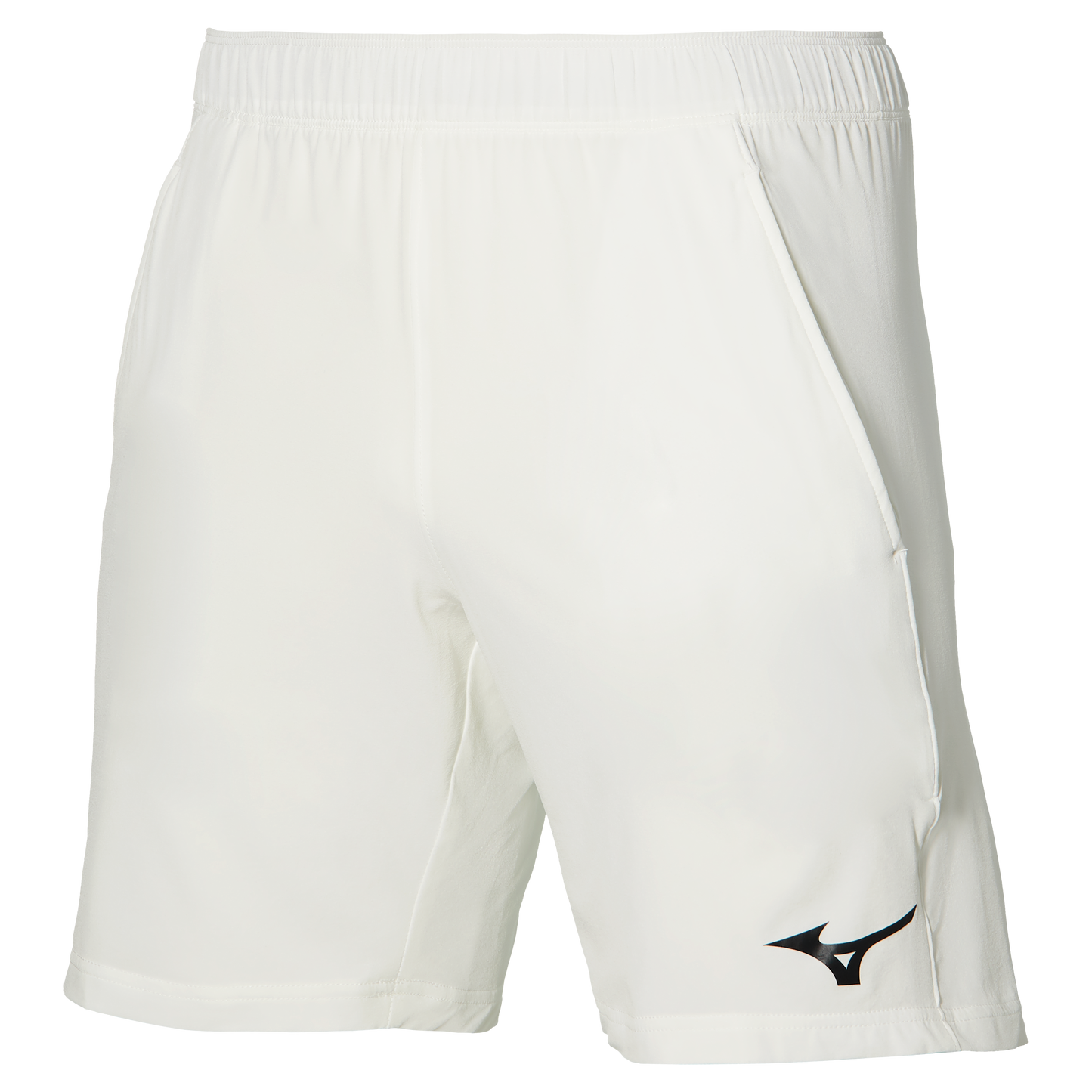 Short Mizuno ajusté (Pour homme, blanc)