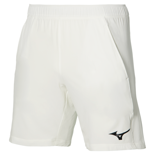 Short Mizuno ajusté (Pour homme, blanc)