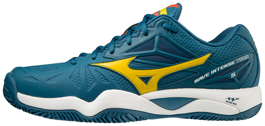 Chaussures de padel Mizuno Wave Intense Tour 5 CC (Homme, Vert pétrole)