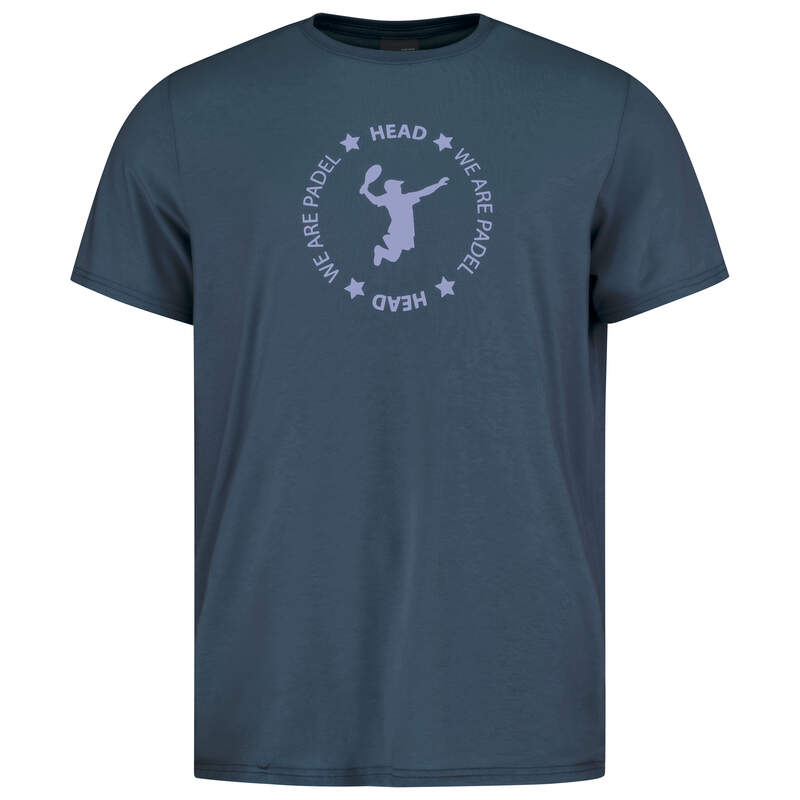 T-shirt Head We Are Padel (Pour hommes, bleu marine)