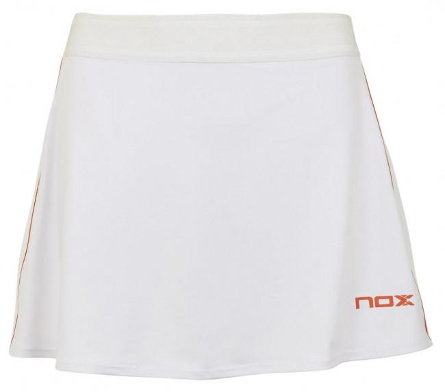 Jupe Nox (Blanc avec Logo Rouge)