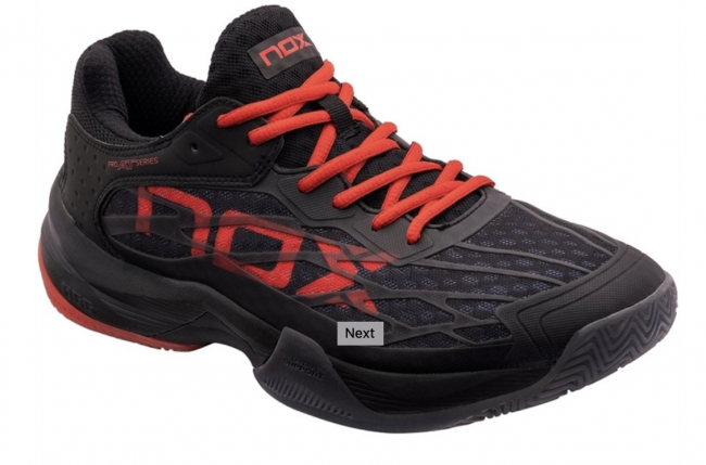 Chaussures de Padel Nox AT10 Luxury (Noir/Rouge)