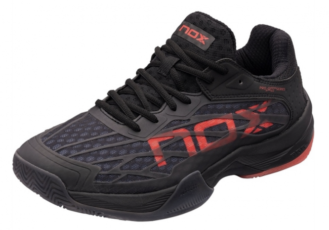 Chaussures de Padel Nox AT10 Luxury (Noir/Rouge)