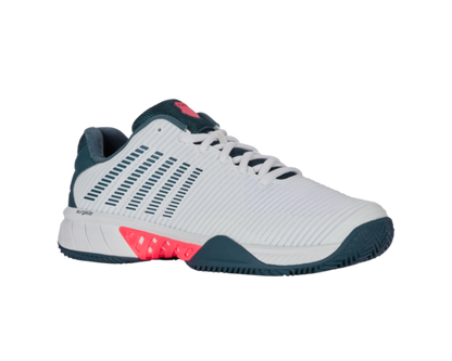 K-Swiss Hypercourt Express 2 Clay (Blanc/Stargazer/Neon Blaze)