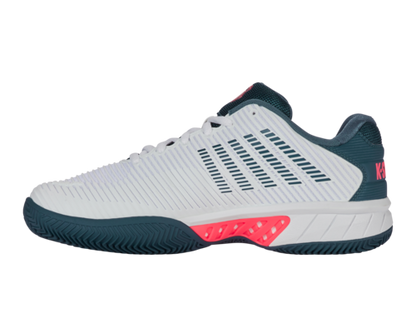 K-Swiss Hypercourt Express 2 Clay (Blanc/Stargazer/Neon Blaze)