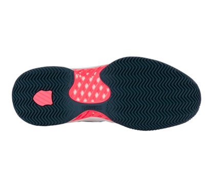 K-Swiss Hypercourt Express 2 Clay (Blanc/Stargazer/Neon Blaze)