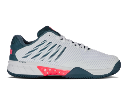K-Swiss Hypercourt Express 2 Clay (Blanc/Stargazer/Neon Blaze)