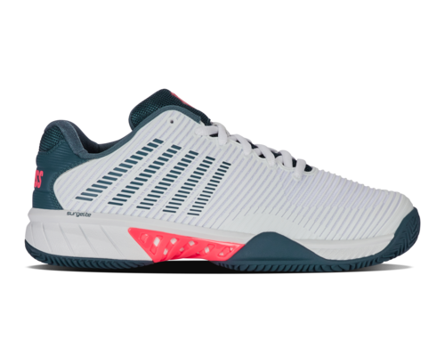 K-Swiss Hypercourt Express 2 Clay (Blanc/Stargazer/Neon Blaze)