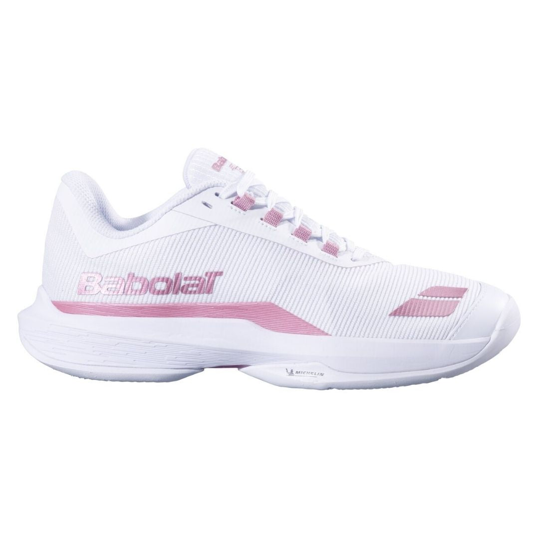 Chaussures Babolat Jet Tere 2 Clay Women (blanc/argent/bleu ciel)