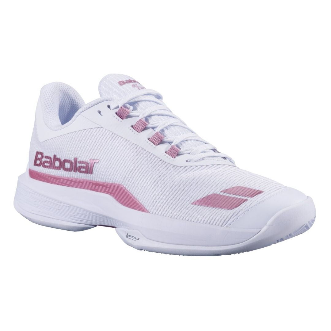 Chaussures Babolat Jet Tere 2 Clay Women (blanc/argent/bleu ciel)